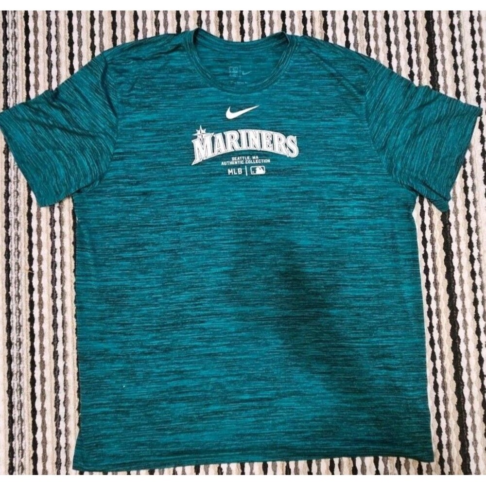 Nike Seattle Mariners MLB Men's XXL Teal Short Sleeve Shirt